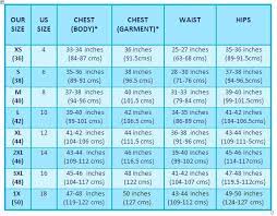 Cloth Size Measurement Clothing Size Chart Womens Clothing Sizes Body Measurement Chart
