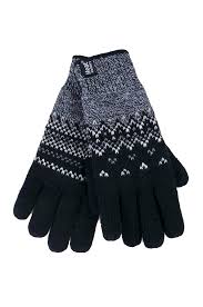 Redcamp windproof winter gloves for men women, warm thick fleece gloves with touchscreen for outdoor running, black and red. Heat Holders Ladies Cute Striped Fairisle Warm Knitted Fleece Lined Thermal Winter Gloves Sock Snob