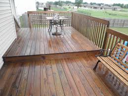 Cabot Semi Transparent Redwood Stain On An Existing Treated Deck Staining Deck Deck Design Deck
