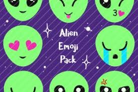Configurable stroke, color and size. Alien Emoji Pack Graphic By Carol Feijo Creative Fabrica Alien Emoji Emoji Alien