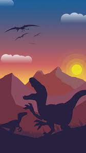 Dinosaur Mountains Digital Art 720x1280 Wallpaper Jurassic World Wallpaper Dinosaur Background Dinosaur Wallpaper