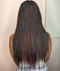 Black And Burgundy Knotless Box Braids 70 Best Black Braided Hairstyles That Turn Heads Black Box Braids Colored Box Braids Burgundy Highlights