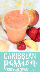 Jamba Juice Caribbean Passion Copycat Recipe Smoothies Jamba Juice Pineapple Smoothie