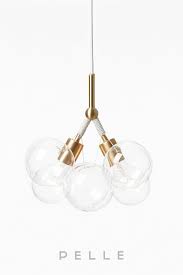 Brighten up your living room with a striking chandelier. Pelle Small Bubble Chandelier Bubble Chandelier Chandelier Pendant Lights Cluster Chandelier