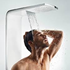 Hansgrohe shower panel raindance lift for exposed fitting 27008000. Hansgrohe Raindance Lift 180 2jet Shower Column Uk Bathrooms