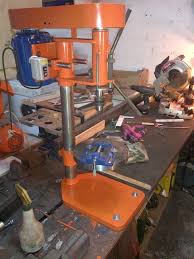 Benchtop Drill Press By Riaanras Homemade Benchtop Drill Press Fabricated From Steel And Powered By An Elect Drill Press Homemade Drill Press Homemade Tools