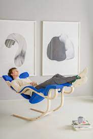 A gentle rocker that is designed to help relieve lower back discomfort when sitting and provide some movement. Gravity Balans Relax Into Complete Weightlessness Exudes Wellness And Relaxation For The Home Or Lounge Area Varier