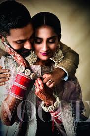Mrs sonam kapoor ahuja is now officially married to the love of her life, anand ahuja and her wedding is the talk of the town is streaming on the internet like crazy. Whoa The Wedding Picture Of Sonam Kapoor And Anand Ahuja Is The Cover Of Vogue This Time And Here S How The Couple Got Candid In The Magazine Bollywood News Bollywood Hungama