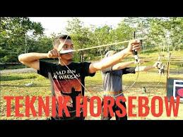 Teknik Memanah Horsebow Pake Busur Panah Nomad Black Shadow Youtube Busur Teknik Memanah