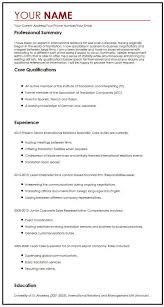 View Our Senior International Relations Specialist Cv Example Resume Format Sample Best International Resume Format Resume Software Intern Resume Mock Interview Resume Samples Sample Resume Objective For Tourism Students Description For Teacher