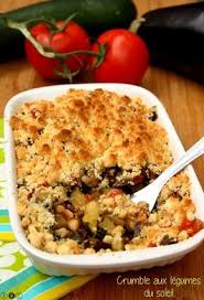 Recette De Crumble Aux Legumes Du Soleil La Recette Facile Recette Recettes De Cuisine Cuisine Recette Crumble