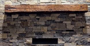 Stacked stone fireplaces is a part of best 25 super beautiful marbel fireplace mantel design ideas for inspiration pictures gallery. Stacked Stone Fireplace Rustic Wood Mantel Living Room Interior Design Idea Buechel Stone