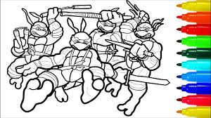 Maybe you would like to learn more about one of these? Teenage Mutant Ninja Turtles 7 Coloring Pages Colouring Pages For Kids With Colored Markers Youtube