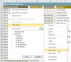 The purpose of filtering is to focus on the crucial areas of a dataset. Excel 2010 Filtering Data