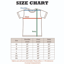 t shirt printing size chart cotswold hire