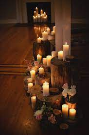 Nashville Wedding From Kristyn Hogan Cedarwood Weddings Rustic Candles Candle Lit Wedding Candles