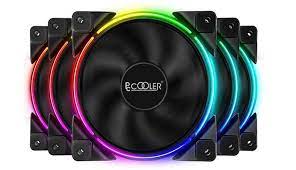 Pccooler Corona Frgb Kit 5pcs 120mm Case Fans Newegg Com