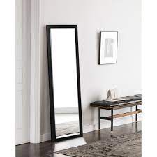 NeuType 11.8-in W x 55-in H Black Framed Full Length Wall Mirror at  Lowes.com