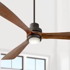 Ceiling fans without lights are a fantastic addition to any modern home. 66 Casa Vieja Modern Ceiling Fan With Light Led Remote Control Delta Wing Oil Rubbed Bronze Wood Opal Glass For Living Room Kitchen Bedroom Walmart Com Walmart Com
