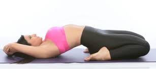 Supta Vajrasana Reclined Thunderbolt Pose Steps And Benefits Sarvyoga Yoga Online Yoga Yoga Routine Whole Body Workouts Daily Yoga Routine