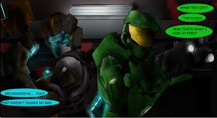Isaac Clarke And Master Chief Halo And 2 More Danbooru Tentacle grabbing isaac in one of his hallucinations aboard the usg ishimura in dead space 2.