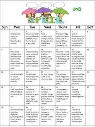 Preschoolers develop their literacy skills throughout the day, not only during the scheduled reading time. The Fun Factory Preschool Homework Homework Calendar Preschool Calendar