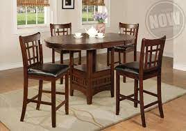 It comes with a drawer on each end of the table. Hartwell Counter Height Dining Table And 6 Side Chairs Cincinnati Overstock Warehouse