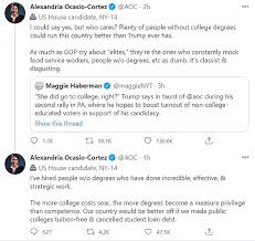 32 of the dumbest tweets ever. Alexandria Ocasio Cortez Mocked By Trump At Pennsylvania Rally Daily Mail Online