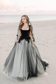 Simple wedding gown with deep cleavage. Black Wedding Dress Tulle Wedding Dress Black Bridal Gown Lace Bridal Gown Open Back Dress Black Ball Gown Gothic Wedding Dress Black Wedding Dresses Gothic Wedding Dress Black Wedding Gowns