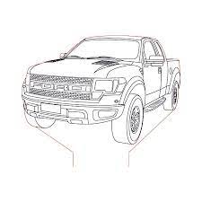 Or just share it directly to their facebook page. Ford Raptor 3d Illusion Lamp Plan Vector File For Laser And Cnc 3bee Studio Illusions 3d Illusions Truck Coloring Pages