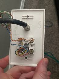 It is possible to make the device using some krone punch down blocks and some cat5. How Do I Use Existing Cat5e Wiring To Distribute Internet In My House Home Improvement Stack Exchange