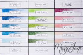 Polychromos Blank Color Chart Www Bedowntowndaytona Com