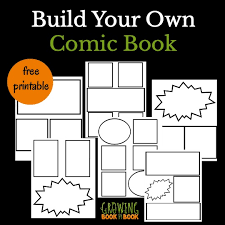 Graphic novels vs comic books: Cool Comic Book Templates For Kids