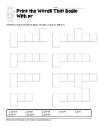 Words that start with pr. Pr Blend Word Shapes Worksheets