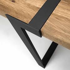 Design Esstisch Gigant 290x100cm Wildeiche Stahl Pickupmobel De Esstisch Massiv Eiche Esstisch Massiv Tisch