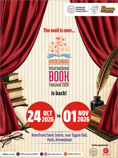 Ahmedabad International Book Festival 2026 — Sabarmati Riverfront, Ahmedabad, Gujarat, India