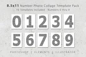 4 free animated percentage elements. 8 5x11 Number Photo Template Pack Psd Template 125000 Packaging Psd Mockups Template