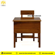 Gambar mebel jepara meja belajar anak sekolah dasar. Meja Kursi Sekolah Jati Mk 01 Best Seller Wa 082245005831