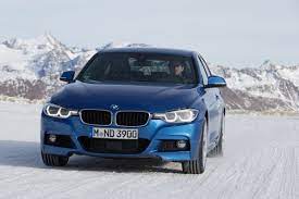 Bmw F30 335d Sedan Xdrive M Package Estoril Blue Facelift Winter Snow Drift