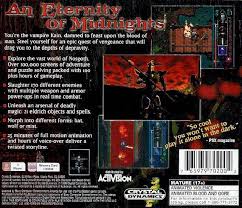 Legacy of kain from stormfront studios/crystal dynamics is highly underrated game that sold moderately well on the 3do system, but poorly on the pc (which was published by activision). Blood Omen Legacy Of Kain For Playstation Sales Wiki Release Dates Review Cheats Walkthrough