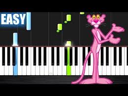 The Pink Panther Theme Easy Piano Tutorial By Plutax Youtube Piano Tutorial Pink Panther Theme Piano Tutorials