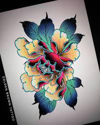 Nakamura toshikazu dentouwaza shane turgeon. Peony Traditional Japanese Flower Tattoo Novocom Top
