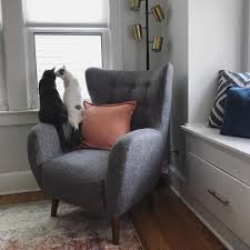 Mod Jay Gray Armchair Grey Armchair Blue Accent Chairs Armchair