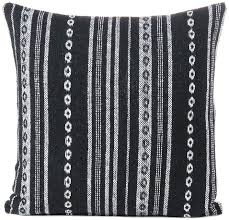 Black and white striped decorative pillows. Amazon Com Eyes Of India 16 Black White Striped Decorative Pillow Cushion Cover Case Throw Sofa Couch Colorful Boho Chic Seating Bohemian Accent Indian Handmade Cover Only Home Kitchen