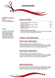 Resume Templates Hair Stylist Hairstylist Resume Cosmetology Business Hairstyles