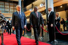 His excellency, president matamela cyril ramaphosa of the republic of south africa, and chairperson of the african un. President Tajani Meets South African President Cyril Ramaphosa The President European Parliament