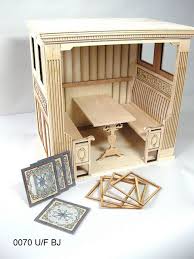 1 12 Scale Museum Quality Furniture By Jbm Miniatures Designed By John Baker An English Cabine Doll House Miniature Dollhouse Furniture Dollhouse Miniatures