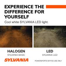 Sylvania H11: Led Powersports Headlight Or Fog Bulb, 6000K Cool White  Light, 2 Pack H11Sl.Bx2 - Advance Auto Parts