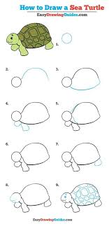 How To Draw A Sea Turtle Really Easy Drawing Tutorial Drawing Tutorial Easy Easy Drawings For Kids Drawing Tutorials For Kids