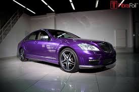 Mercedes Benz S65 Amg W221 Purple Car Purple Bodies New Car Smell